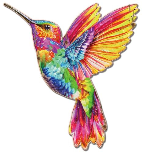 GLOBLELAND Metallblechschild Im Vintage Stil Mit Kolibri Motiv 27x25cm /10.6x9.84 Zoll Vogelplakette Poster Wanddekoration Für Höhlenbars Partys Restaurants Heimcafés Dekoration