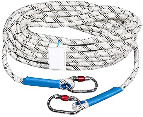 Outdoor Equipment Safety rope 16mm fire escape rescue rope aerial work insurance rope field climbing survival equipment 5m-100m Durable (Color : 16mm Size : 10m)