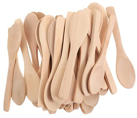 TOVINANNA 36piezas Cucharas De Madera Para Faciales De De Prácticas y Convenientes Para Aplicar y Salones De