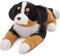 MorisMos 100cm lang Berner Sennenhund Kuscheltier XXL, weich groß Hund Plüschtier Stofftier, riesen Gefüllte Plüschhund, Geburtstag Weihnachten Geschenk Babys Kinder