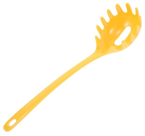 jojofuny Cuillère Passoire Spaghetti Coloré avec Manche Louche Égouttoir pour Pâtes et Œufs Ustensile Polyvalent de Cuisine pour Wok et Service Facile