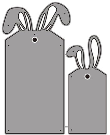 Prägeschablonen Aus Metall Mit Gestanzten Motiven „Ostern Hasen“ Etiketten Für Scrapbooking Album Kartendekorationen Metallstanzformen Für Karten „Osterhasen“ Etiketten Stanzformen Zum Prägen