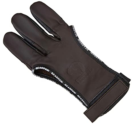 BEARPAW Schießhandschuh Deerskin Glove - L; aus edlem Leder gefertigt, hohe Qualität beim Bogenschießen