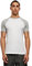 Urban Classics Herren Raglan Contrast Tee – Slim Fit T-Shirt mit Kontrastärmeln, Rundhalsausschnitt, sportlicher Look, weicher Baumwollmix, Basic Style,Wht/Gry,S