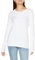 Amazon Essentials Women's Regular-Fit Long-Sleeve Crewneck T-Shirt (Available in Plus Size), White, L