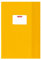 Herlitz 5 Heftumschläge/Hefthüllen Din A4 / Baststruktur (Gelb, 5er Pack | A4)