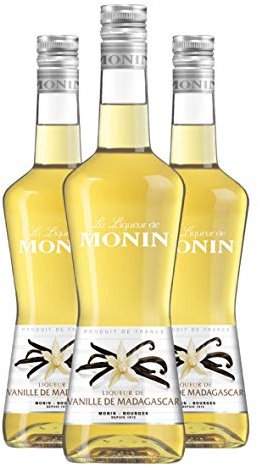 Monin Vanille De Madagascar Likör, 3er Pack