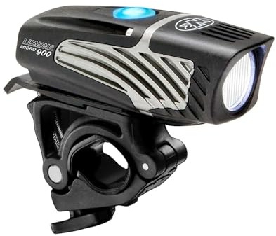 NiteRider Lumina Micro 900 Front Bike Light Sabre 110 Rear Bike Light Combo Pack- USB Rechargeable Bicycle Headlight LED Front Light Water Resistant Mountain Road City Commuting Cycling Safety Flash