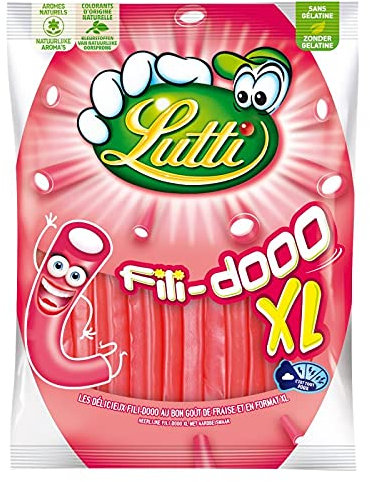 LUTTI - Fili-Doo Xl Fraise 180G - Lot De 4