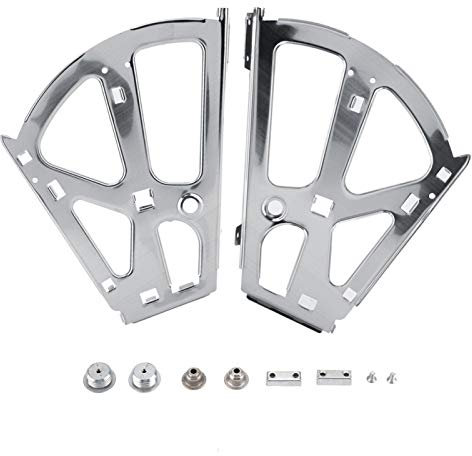 LANTRO JS 2 Piezas de bisagras de gabinete para zapatos, bisagras de acero inoxidable para muebles, rejilla de repuesto para la mayoría de zapateros(2 capas)