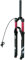 Mountainbike Federgabel Vorne 26 27,5 29 Zoll, 1-1/8 'Leichte Magnesiumlegierung MTB Fahrrad Air Wire Control 28,6mm Stoßdämpfer, Schultersteuerung A,29