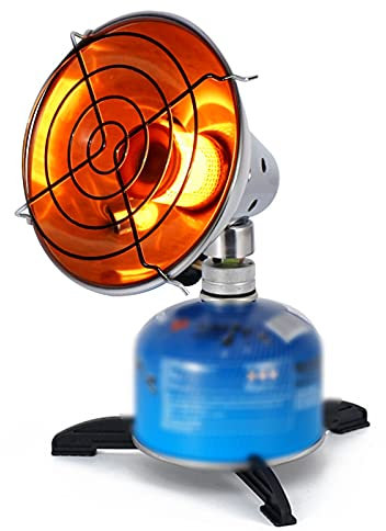 Petit Chauffage Au Gaz Portable Radiateur Chauffage Terrasse,Chauffage Exterieur Terrasse,pour Campa Garage Chambre Pêcher 15x14CM