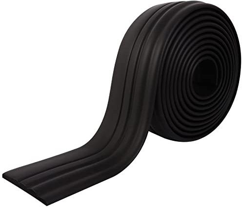 Flexible Floor Trim | Peel and Stick Self-Adhesive Design | Caulk and Baseboard Trim Moulding for Wall Base, 5m x 98mm