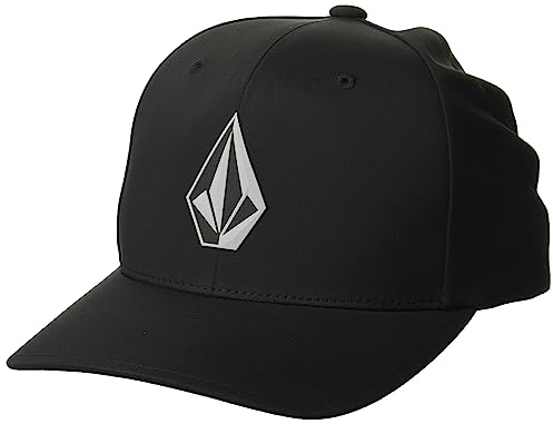 Volcom Herren Stone Tech Delta Water Resistant Hat Baseballkappe, Schwarz-Neu, Large