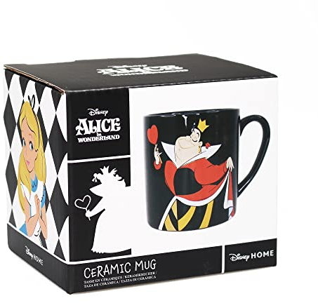 Half Moon Bay Tasse Disney Alice au pays des merveilles – Mug Queen – 325 ml – Tasse de bureau – Cadeau Alice au pays des merveilles