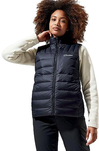 Berghaus Women's Silksworth Down Vest Jacket | Extra Warm | Lightweight | Packable, Black, 12