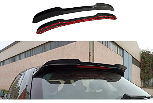 Motordrome Dachspoiler-Aufsatz passgenau | kompatibel mit Audi A3 (8V) S-Line/S3 Hatchback/Sportback 2012-2016 (ABS)