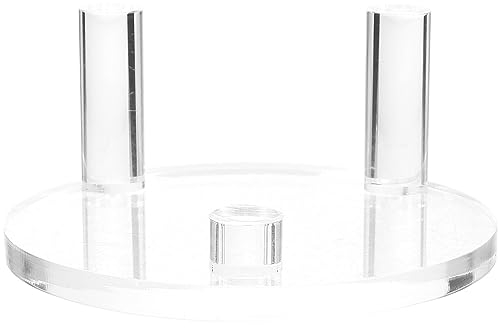 Cabilock Présentoir à Bijoux en Acrylique Chevalet Minéral Socle Boule De Cristal Base D'affichage De Sphère Affichage Coquille Dormeau Support De Cristal Présentoir Globe Oeuf Accessoires