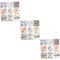 EXCEART 27 Stück Thermotransferfolie Hydro-Tauchfolien Hydro-Tauchmuster Hydro-Dip-Folie Hydro-Dip-Aktivator-Tinte -Zubehör Marmor-Dekor-Transferpapier-Suite