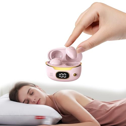 Xmenha-ZXY-PRO6S-Rosa Wireless Bluetooth 5.2 Mini In-Ear Sleep Headphones, Pink