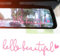 Yuanchu 3 Stück Hello Beautiful Spiegel-Aufkleber,Vinyl Rückspiegel Aufkleber Positive Affirmation für Frauen Mädchen Laptop Wasserflasche, Kosmetikspiegel(Rosa)