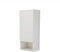 haaus Zed Badezimmerschrank für die Wandmontage, 1 Tür, glänzend Weiß/Weiß, Tür aus MDF, L 30 x B 22 x H 72 cm
