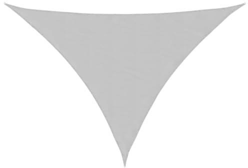 vidaXL Vela Parasole Grigio Chiaro 7x5x5 m 100% Poliestere Oxford, Tenda da Sole, baldacchino ombreggiante, Vela ombreggiante per Patio