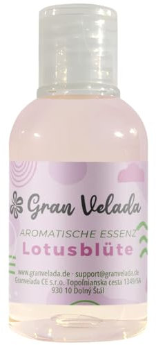 Duftessenz Lotusblüte, konzentriert, frischer und sinnlicher Blumenduft, ideal für Kerzen, Lufterfrischer und Kosmetik, 50 ml