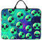 Laptoptasche mit Alien-Druck, 35,6 cm (14 Zoll), für tägliche Reisen, Geschäftsreisen und Pendeln, Grün