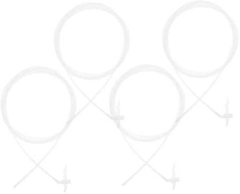 Tofficu 4pcs Reusable Caulk Nozzle Extension Tube for Expanding Foam Gun Spray Foam Nozzle Kit Epoxy Applicator Tool DIY Home Renovation