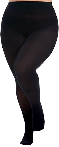 Viozocy Collant Femme Grande Taille Taille Haute Élastique Durable, Doux Semi Opaque Taille Plus, XL 2XL 3XL 4XL