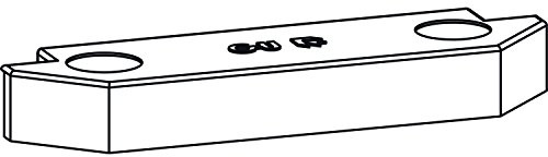 GU-966 PSK Rastplatte, Eurofalz 24x8 mm, 13V, Zink silber, mit Positionszapfen