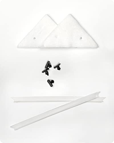 Baffect® Startseite Double Side Magnetic Window Cleaner Ultra Strong Beide Seiten-Glaswischer Werkzeuge Oberflächenreinigungsbürste mit ergonomischem Griff-Design für Hochhaus (Ersatz)