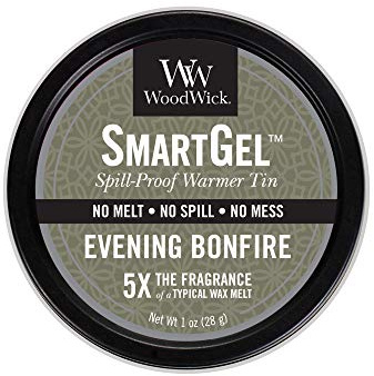 WoodWick SmartGel Duft in der Dose (auslaufsicher, flammenlos), Evening Bonfire