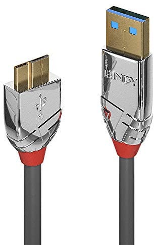 Lindy 36659 Câble USB 3.0 Type A vers Micro-B 3 M