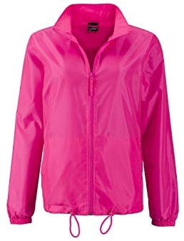 James & Nicholson - Damen Windbreaker für Promotion und Freizeit (L, Bright-pink)