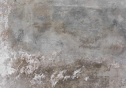 wandmotiv24 Fototapete Rustikal Beton-wand Grau, XL 350 x 245 cm - 7 Teile, Wanddeko, Wandbild, Wandtapete, Stein, Mauer M1439