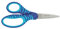 Fiskars Kinderschere, Ab 8 Jahren, Länge 18 cm, Für Rechts- und Linkshänder, Rostfreie Stahl-Klinge/Kunststoff-Griffe, Blau, 1027422