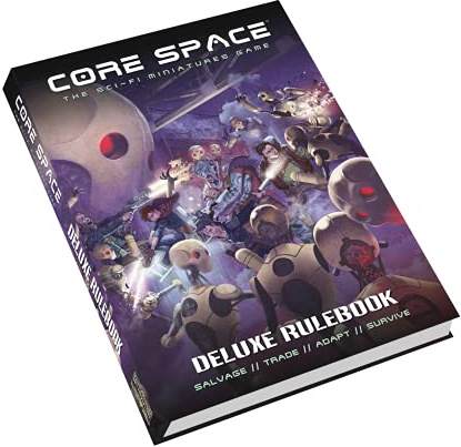 Core Space Deluxe Rulebook: 176-Page Hardback with Advanced Rules, Background, Customization, Perseus Arm Campaign, Character Creation (6 Players, Ages 12+)
