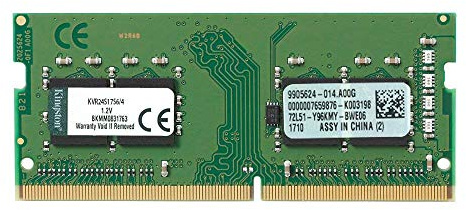 Kingston Memoria per computer portatile SO-DIMM Non-ECC DDR4 da 4 GB 2400 MHz (rinnovata)