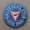 jingtongda 2 Stück Kiel Holstein Aufnäher Patch Football Fussball Soccer Club Iron on bügelbild aufbügler Badge