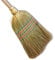 Lot de 10 balais Paille de Riz Traditionnel | 5 Fils manché Largeur 35 cm | Manche Bois 150 cm | Balai pour ménage extérieur, Cave ou Garage | Kibros 2840x10