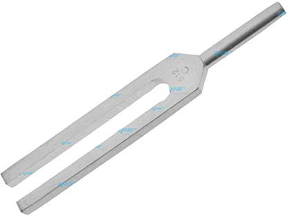 Tuning Tunning Fork Chakra Tuner 128C 256C 512C 1024C 2048C Shuffle Rubber Handle CeMark High Intonation Sliver for Neurology Home (512C, Plain)