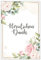 6 Premium Dankeskarten (Klappkarten) mit 6 weißen Umschlägen, Danke, Dankeschön, Karten, Dankekarten, Hochzeit, Geburt, Baby, Taufe, Abschied, Geburtstag, Jubiläum Blumen Blumenmotiv