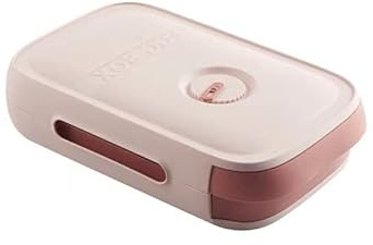 MASINIES Egg Holder Egg Fresh Storage Box Drawer Type Egg Storage Rack Household Stackable Egg Storage Container Tray Space Saver for Kitchen Refrigerator (Pink)