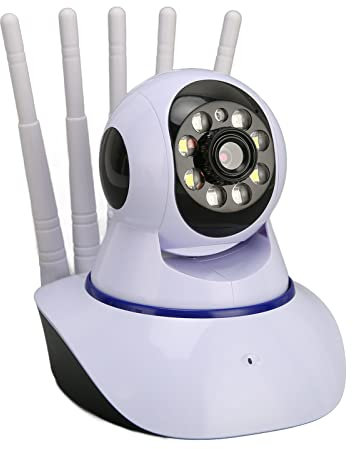 Überwachungskameras, Wireless WiFi HD 1080P 360 Grad Nachtsicht Zwei Wege Voice Home Kamera Indoor Outdoor Überwachungskamera, Alarm Push, Fünf Antennen, Unterstützt Remote Viewing, für Office Home Ca