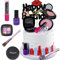 HGSHUO Make Up Tortendeko Geburtstag Kuchen Deko Lippenstift Torte Deko Kosmetik Cake Topper Happy Birthday Kuchendeko Makeup Cupcake Toppers Brautparty Bachelorette Make Up Themen Party 6 Stück