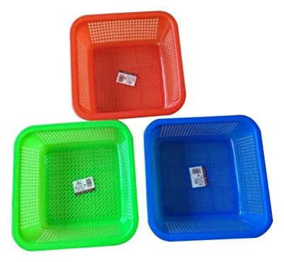 Cabilock 12stücke Rechteckige Kunststoff Aufbewahrungskörbe Perforierte Organizer Für Schreibtisch Vielseitig Einsetzbar Für Büro Bad Und Küche Farbe Zufällig