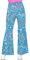 W WIDMANN MILANO Party Fashion - 60er Jahre Hose für Damen, Hippie, Reggae, Flower Power, Disco Fever, Schlagermove