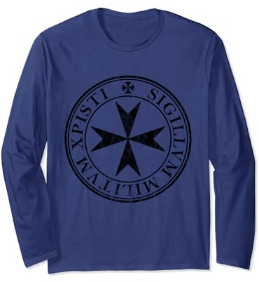 Das Siegel Des Kreuzes Von Malta - vintage Langarmshirt